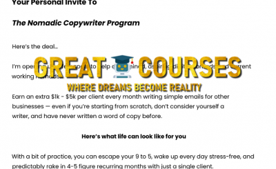 The Nomadic Copywriter Program By Francis Nayan - Free Download Course