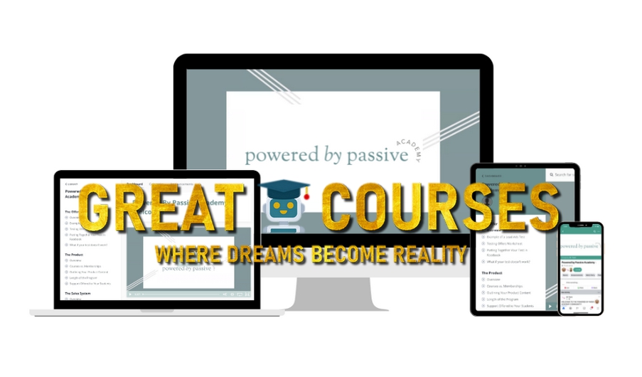 Powered By Passive Academy By Anna Konchar - Free Download Course + Facebook & Instagram Ad Templates Upsell Bonus