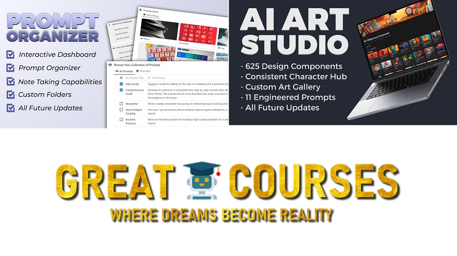 AI Art Studio 2.0 + ChatGPT Prompt Organizer By Drake Surach - Free Download