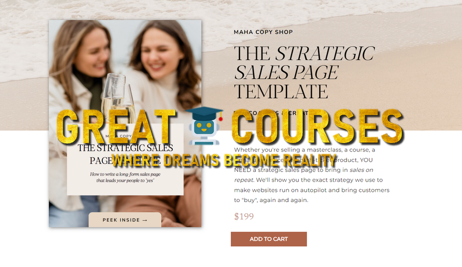 The Strategic Sales Page Template By Maha Copy Co - Free Download Templates - The Maha Copy Shop