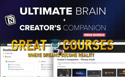 Creator's Companion Ultimate Brain By Thomas Frank - Free Download Course Mega Bundle + Notion Template