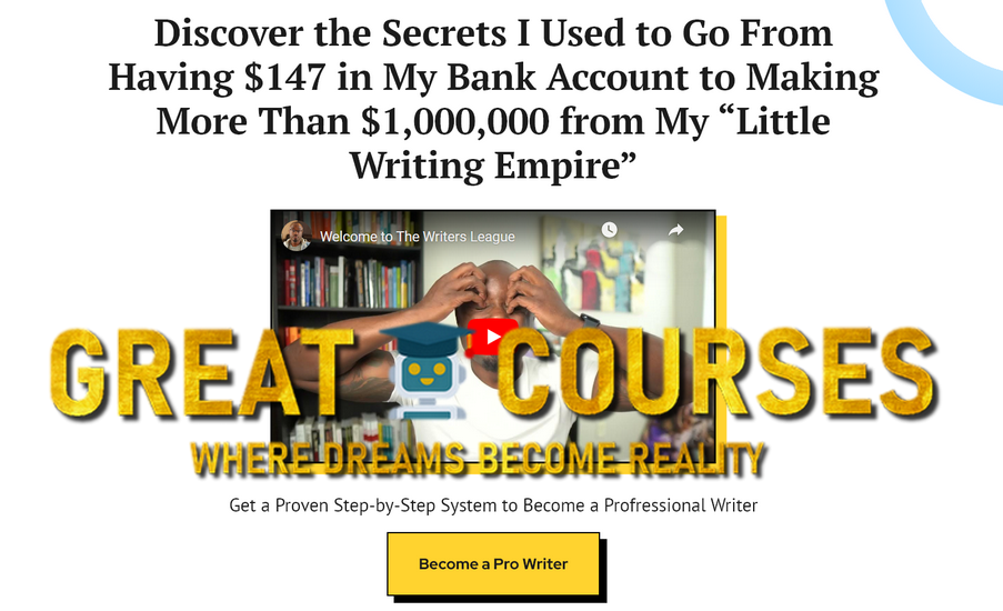 Writer’s League System By Ayodeji Awosika - Ayo The Writer - The Writers League - Free Download Course