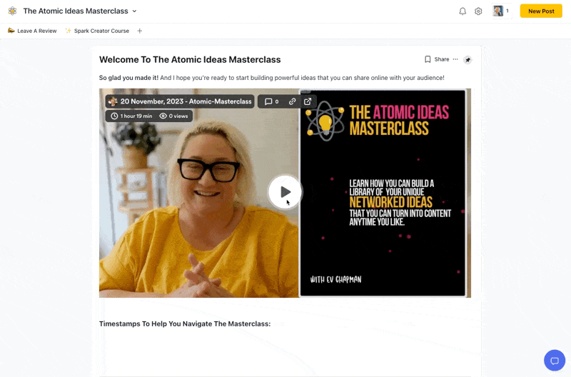 The Atomic Ideas Masterclass By Ev Chapman - Free Download Course The Atomic Ideas Masterclass By Ev Chapman - Free Download Course