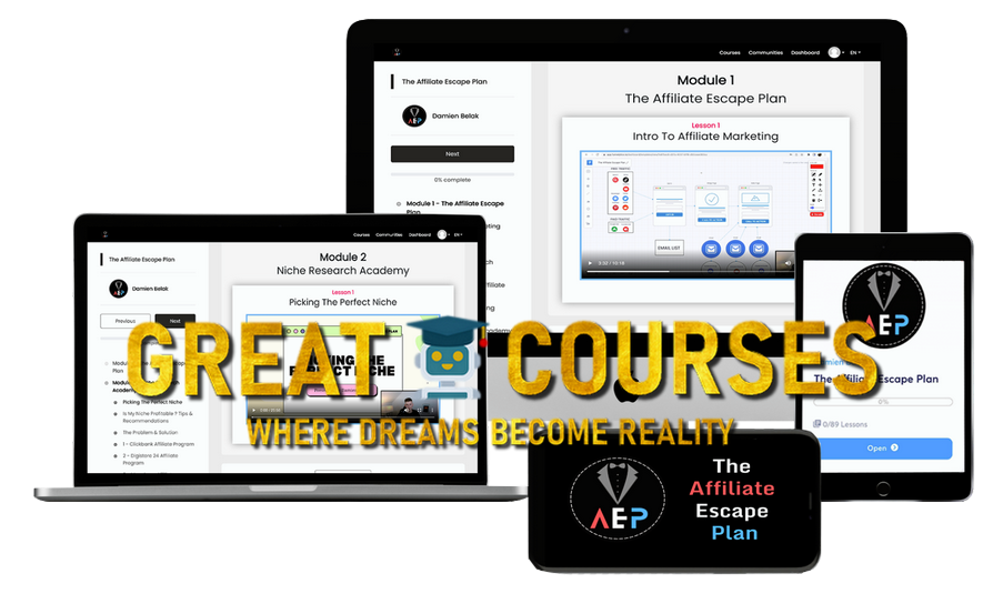 The Affiliate Escape Plan By Damien Belak - Free Download Course