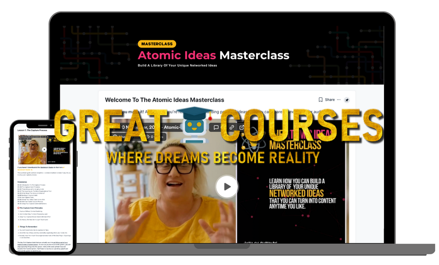 The Atomic Ideas Masterclass By Ev Chapman - Free Download Course The Atomic Ideas Masterclass By Ev Chapman - Free Download Course