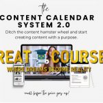 The Content Calendar System 2.0 By Kimberly Ann Jimenez - Free Download Course