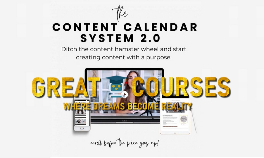 The Content Calendar System 2.0 By Kimberly Ann Jimenez - Free Download Course
