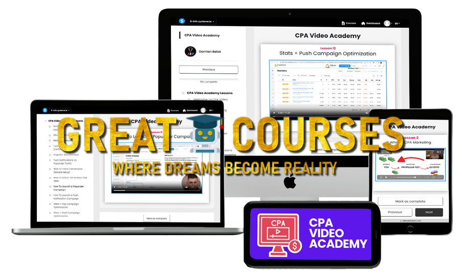 CPA Video Academy By Damien Belak - Free Download Course
