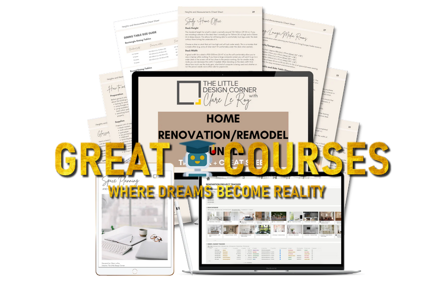 The Home Renovation/Remodel Bundle By Clare Le Roy - Free Download - The Little Design Corner