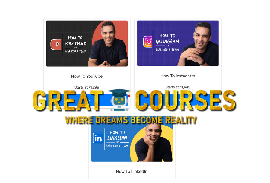 How To YouTube + Instagram + LinkedIn By Ankur Warikoo - Free Download Bundle Courses WebVeda How To YouTube + Instagram + LinkedIn By Ankur Warikoo - Free Download Bundle Courses WebVeda