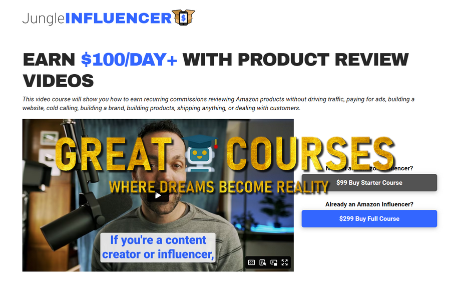 Jungle Influencer Full Course By Matt Donley - Free Download Amazon Training