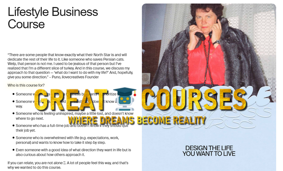 Lifestyle Business Course By Ilovecreatives - Free Download By Puno