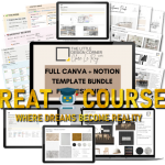 The Complete Canva And Notion Template Bundle For Designers By Clare Le Roy - Free Download - The Little Design Corner