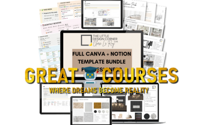 The Complete Canva And Notion Template Bundle For Designers By Clare Le Roy - Free Download - The Little Design Corner