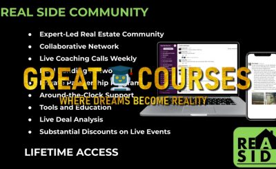 RealSide RE Community By Tom Harr & Andy Karabinos - Free Download Course