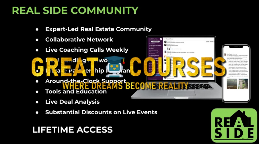 RealSide RE Community By Tom Harr & Andy Karabinos - Free Download Course