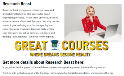 Research Beast Course By Kim Krause Schwalm - Free Download B.E.A.S.T.