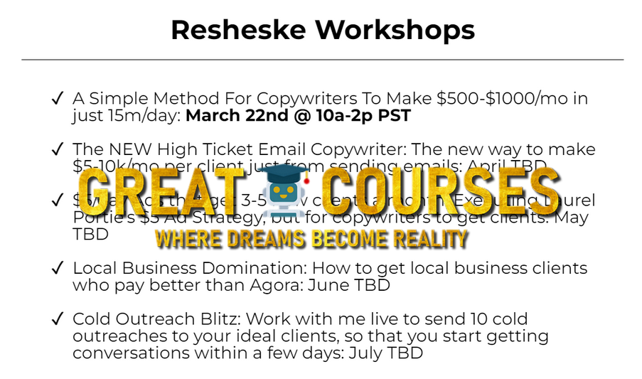 Resheske Workshop Series Bundle By Lukas Resheske - Free Download All Workshops