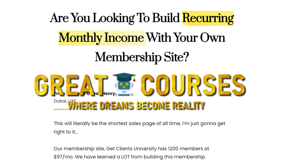 Skool Cash Masterclass By Dan Henry - Free Download Get Clients Course - Skook Membership Training Skool Cash Masterclass By Dan Henry - Free Download Get Clients Course - Skook Membership Training