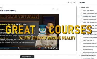 Virtual Solar Club By Joshua King & Joe - Free Download Course Virtual Solar Sales Training