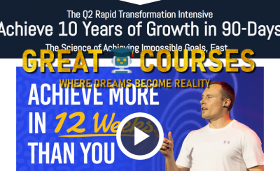 The 12-Week Rapid Transformation Q2 Intensive By Benjamin Hardy - Free Download Course