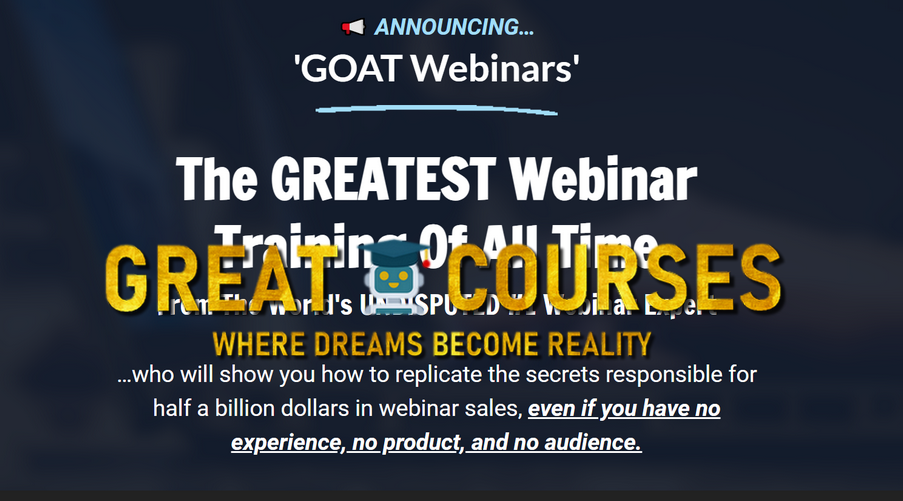 GOAT Webinars By Jason Fladlien - Free Download Course