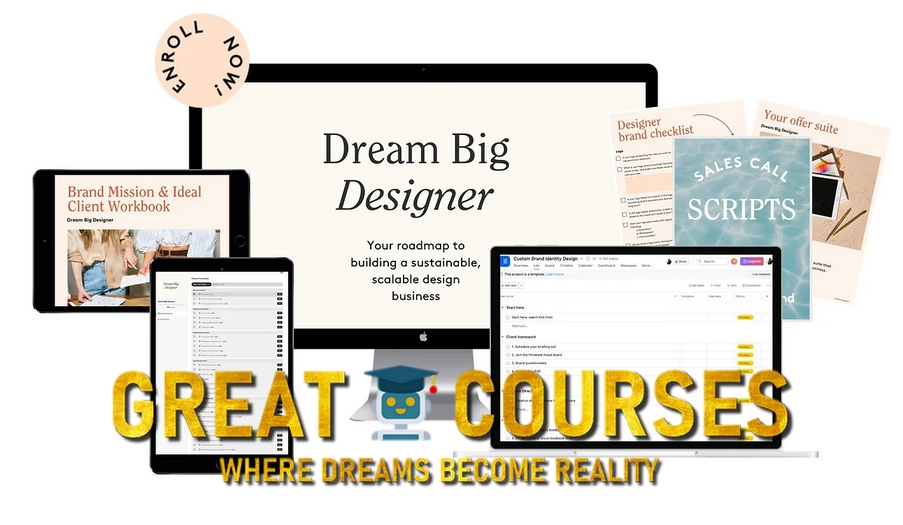 Dream Big Designer Course By Meredith Cancilla - Quixotic Design - Free Download