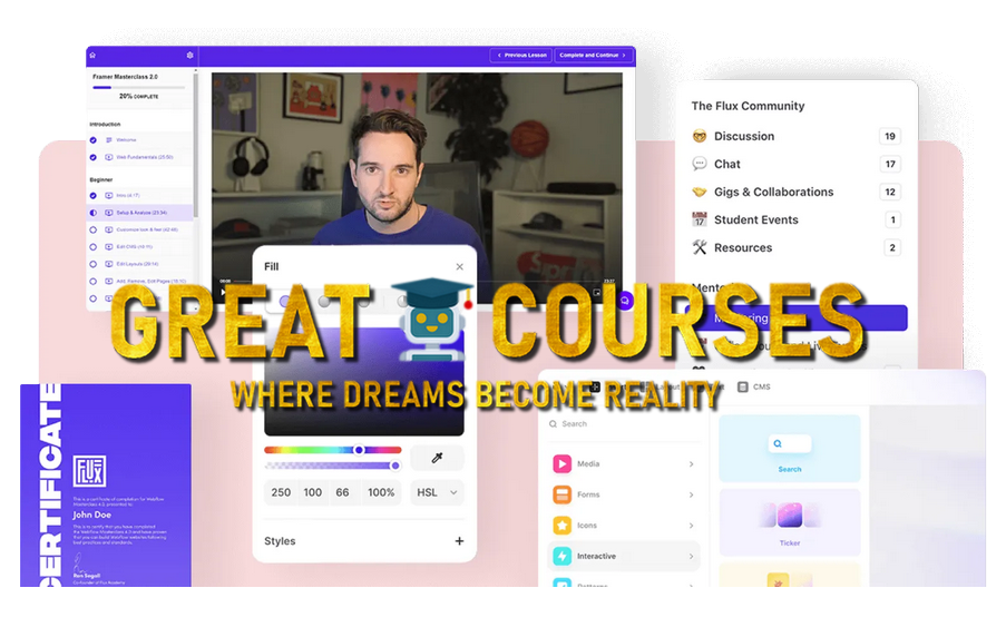 Framer Masterclass 2.0 By Ran Segall - Free Download Course - Flux Academy Framer Masterclass 2.0 By Ran Segall - Free Download Course - Flux Academy