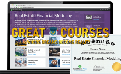 Real Estate Financial Modeling By Wall Street Prep - Free Download Course