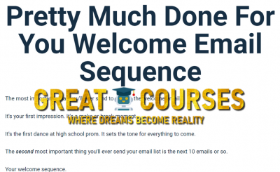 Welcome Email Sequences By Ian Stanley - Free Download Templates