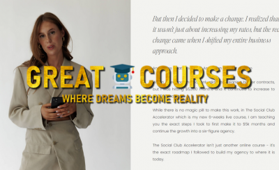 The Social Club Accelerator By Anna Sjalin - Free Download Course - The Social Agency