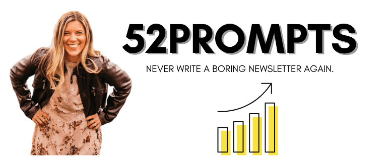 52 Prompts Email Newsletter By Gemma Bonham-Carter - Free Download 52Prompts + OTO