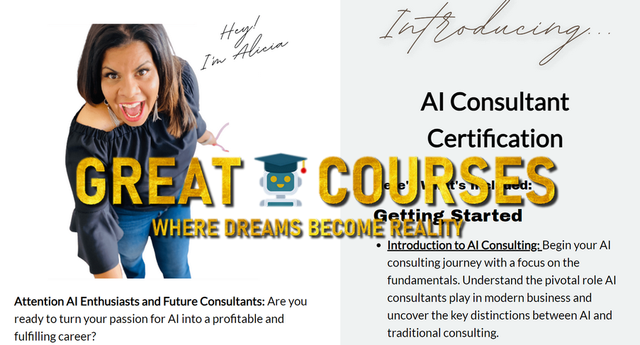 AI Consultant Certification By Alicia Lyttle - Free Download Course