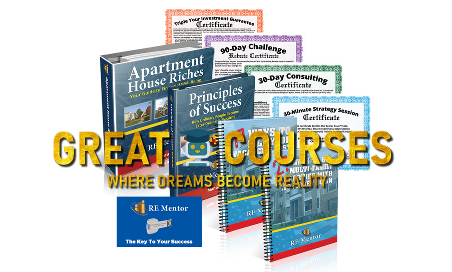 Apartment House Riches By David Lindahl - RE Mentor - Free Download Book Course