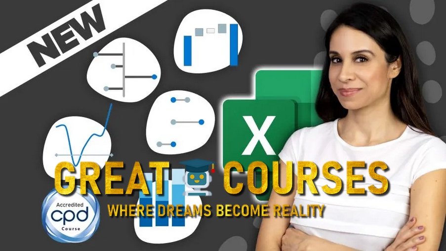 Business Charts In Excel - Xelplus By Leila Gharani - Free Download Course Business Charts In Excel - Xelplus By Leila Gharani - Free Download Course