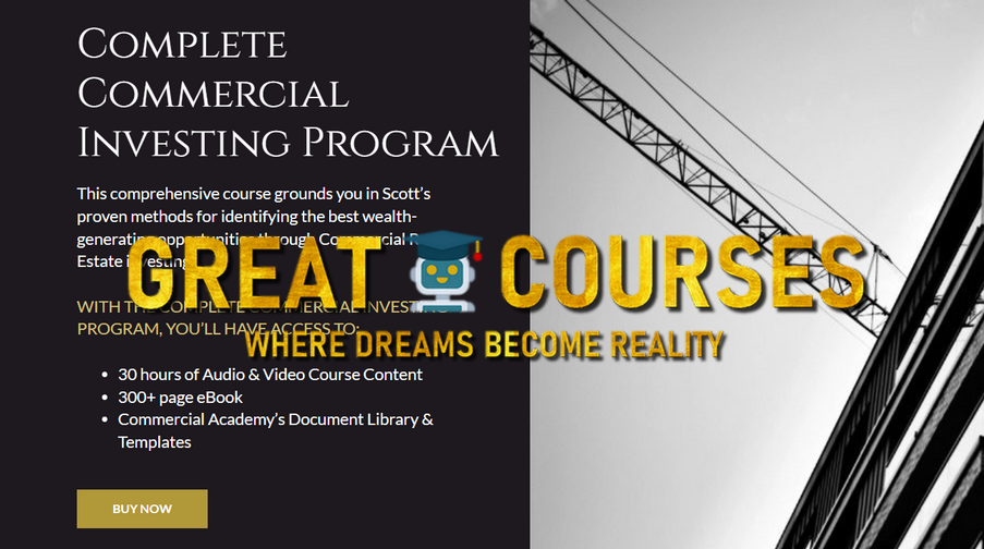 Complete Commercial Investing Program By J. Scott Scheel - Free Download Course