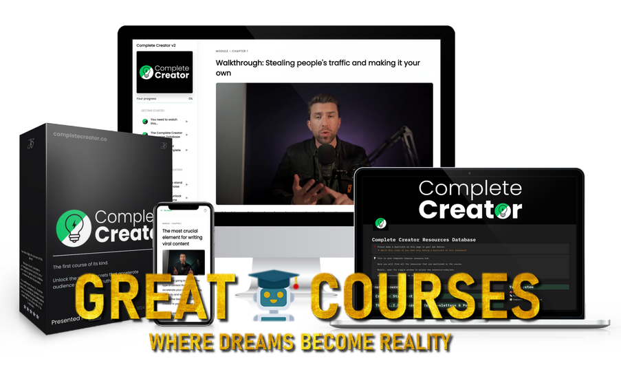Complete Creator Course V2 By Jon Brosio - Free Download Course V 2.0