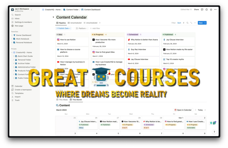 The CreatorHQ: Complete Creator Operating System By Jay Clouse - Free Download Course The CreatorHQ: Complete Creator Operating System By Jay Clouse - Free Download Course
