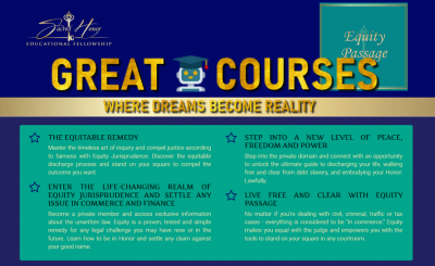 Equity Passage By Sacred Honor Educational Fellowship - Free Download Course