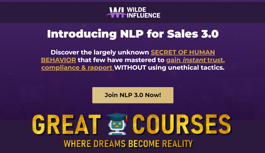 NLP For Sales 3.0 By Eli Wilde - Free Download Course - Wilde Influence