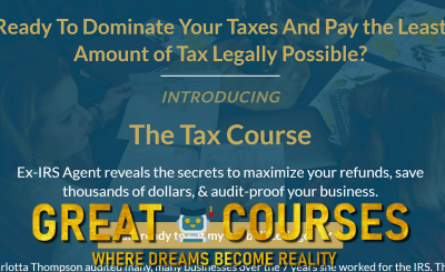 The Tax Course By Carlotta Thompson - Free Download Course