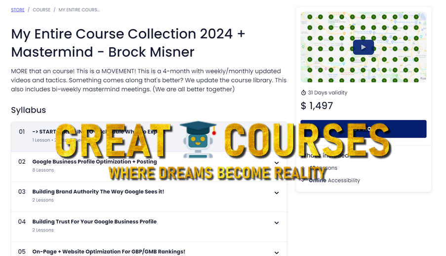 My Entire Course Collection 2024 + Mastermind By Brock Misner - Free Download