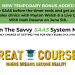 The Savvy SAAS System By Matt Deseno - Free Download Course