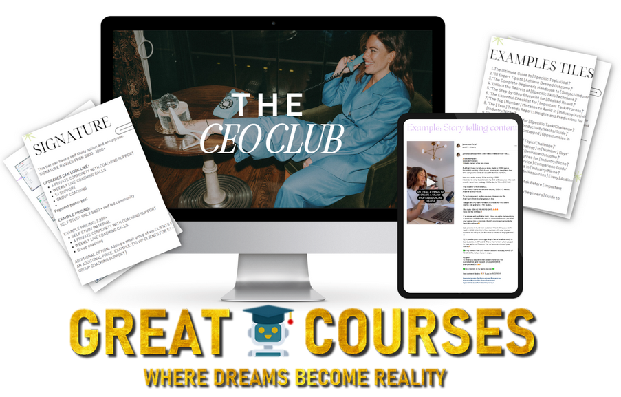 The CEO Club By The Rising Wolf - Free Download Course - The Course Creator College