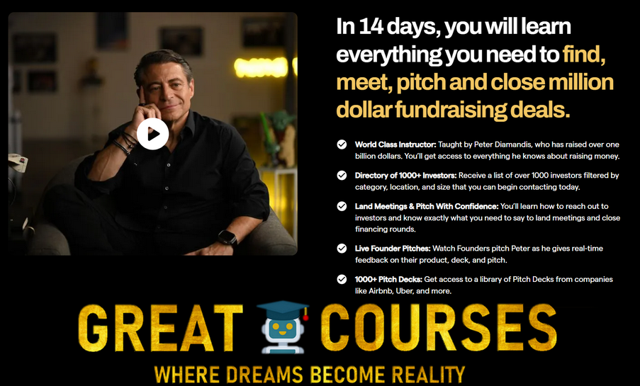 Fund Your Purpose By Peter Diamandis - Free Download Course