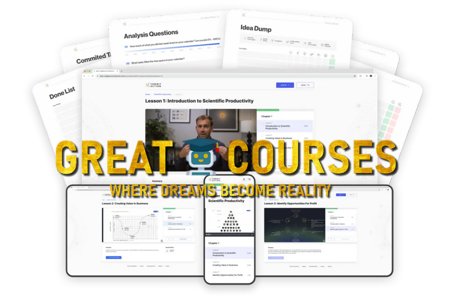 Scientific Productivity By Commit Action - Free Download Course - Peter Shallard Scientific Productivity By Commit Action - Free Download Course - Peter Shallard