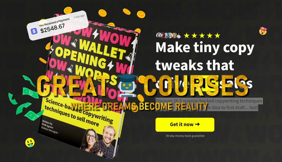 Wallet-Opening Words By Katelyn Bourgoin & Phill Agnew - Free Download Book Course