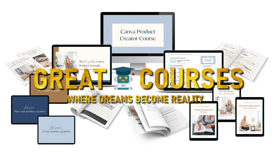 The Canva Product Creator Course By Kim Gerrity & Nicholette - Free Download Course
