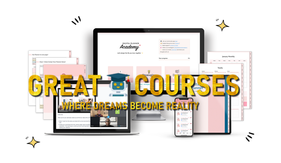 Digital Planner Academy Program By Shay - Free Download Course - The Pink Ink