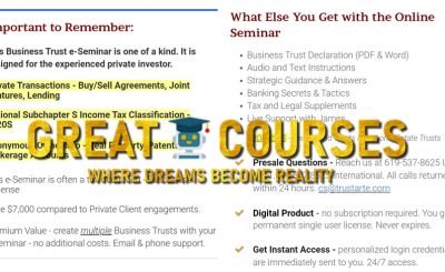 Business Trust E-Seminar By TrustArte - Free Download Course